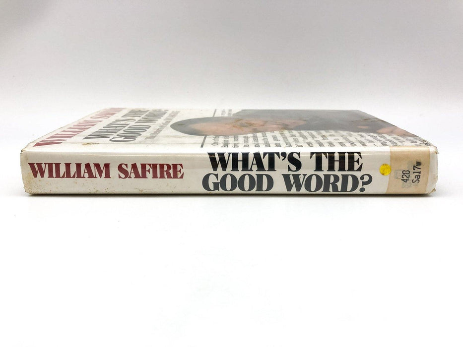 What's The Good Word William Safire 1982 Times Books HC 1st Ed/Print EX Library 3