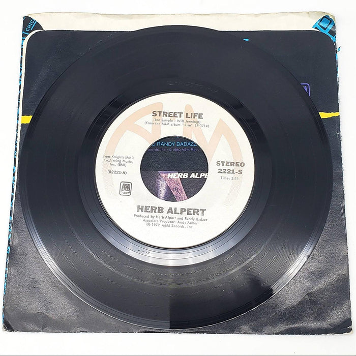 Herb Alpert Street Life Single Record A&M 1980 2221-S 3