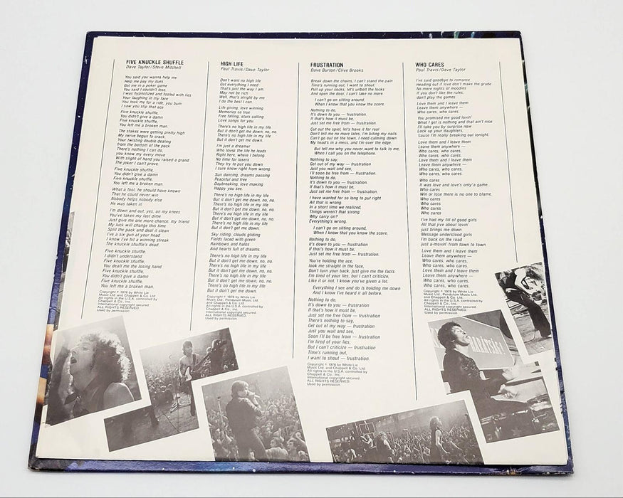 Liar Set The World On Fire 33 RPM LP Record Bearsville 1978 BRK 6982 PROMO 7