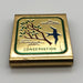 Boy Scouts of America Conservation Metal Belt Slide Clip Skill Award Bird Tree 1