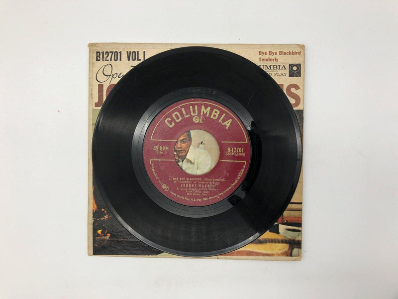 Johnny Mathis Open Fire, Two Guitars Record 45 RPM EP B-12701 Columbia 3
