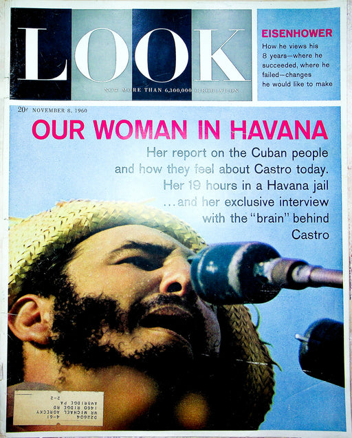 Look Magazine November 8 1960 Audrey Hepburn Son Mother Dean Martin Havana Cuba 1