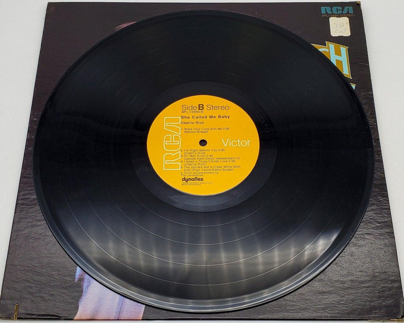 Charlie Rich She Called Me Baby 33 RPM LP Record RCA Victor 1974 6