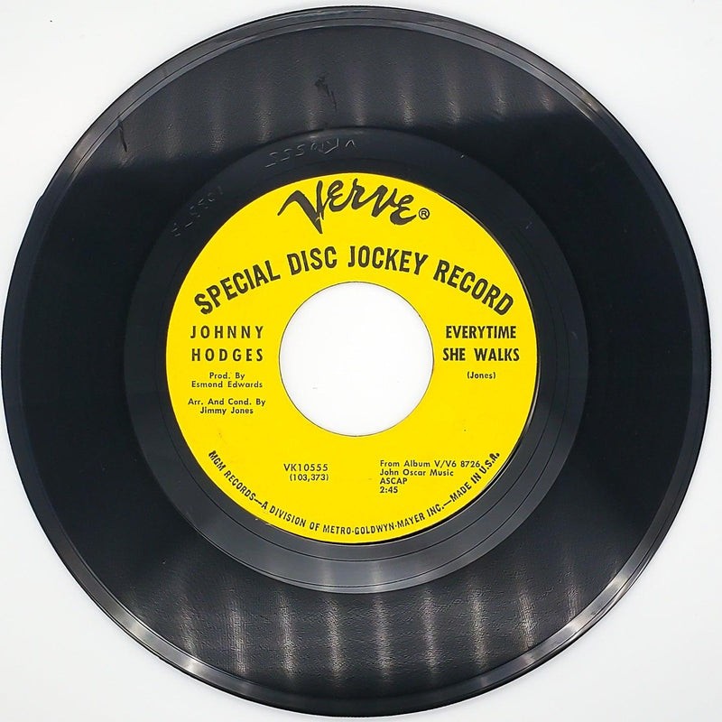 Johnny Hodges Don't Sleep In The Subway Record 45 RPM Single Verve 1967 Promo 2