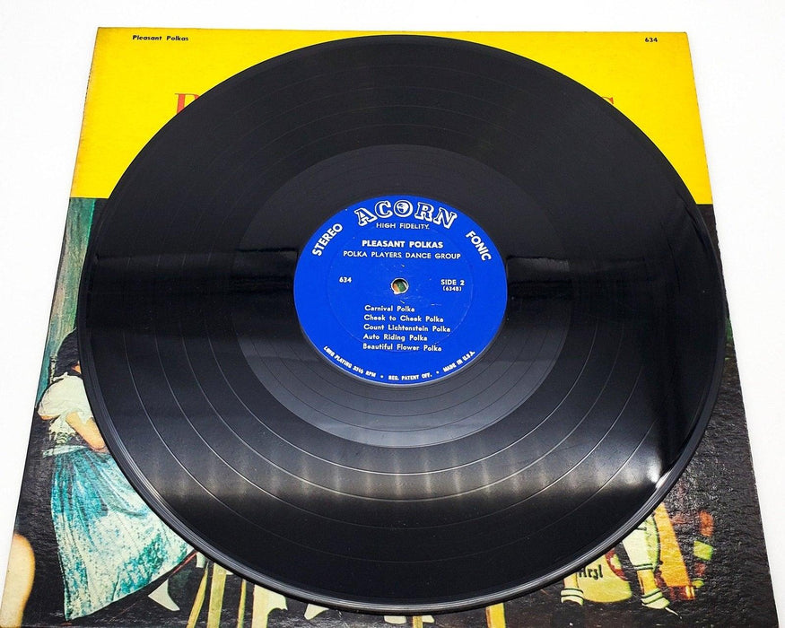 Polka Players Dance Group Pleasant Polkas 33 RPM LP Record Acorn 634 6