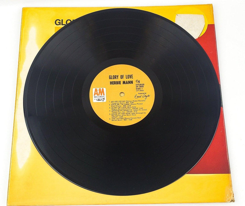 Herbie Mann Glory Of Love Record 33 RPM LP SP-3003 A&M 1967 4