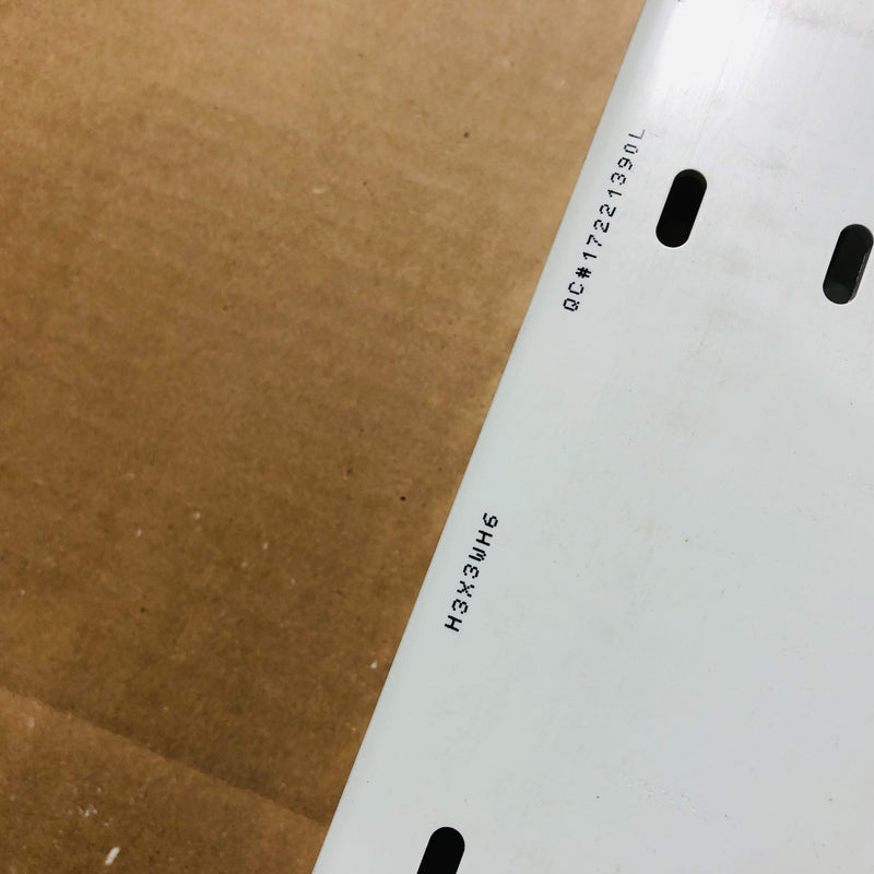 10-Pc Panduit H3X3WH6 Panduct Solid Hinged Wiring Duct Wall 6 Foot Sections