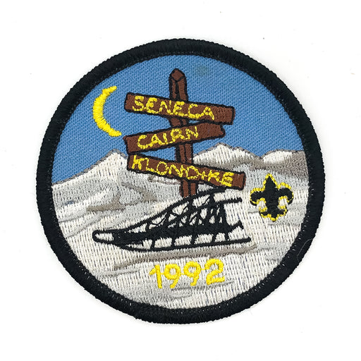 Boy Scouts of America Patch Seneca Cairn Klondike 1992 1
