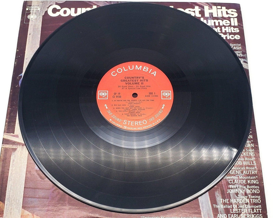 Country's Greatest Hits Volume II 33 RPM Double LP Record Columbia 1969 GP 19 6