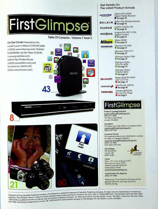 First Glimpse Magazine May 2010 Connected Home Technology, 3D TVs 2