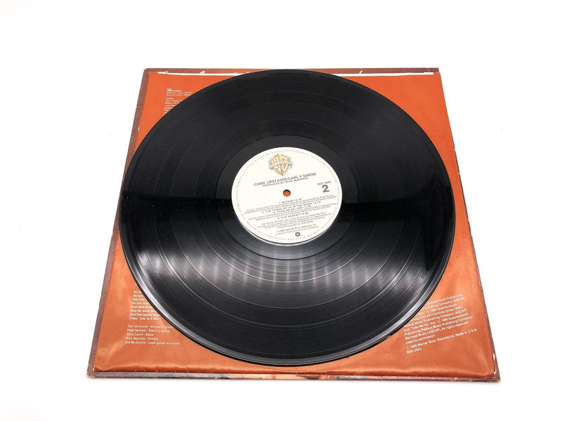Carly Simon Come Upstairs Record 33 RPM LP BSK 3443 Warner Bros 1980 6
