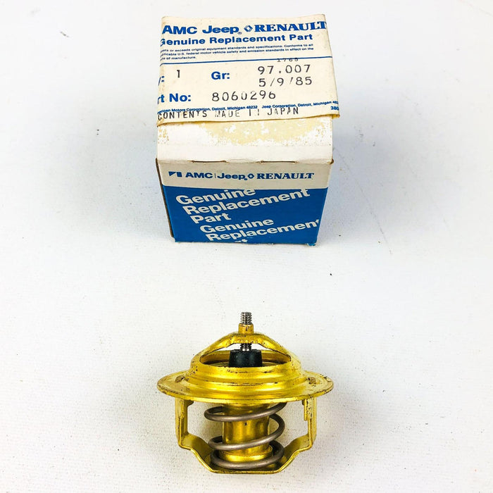 AMC Jeep 8060296 Thermostat Mechanical Brass 76.5 C OEM New Old Stock NOS