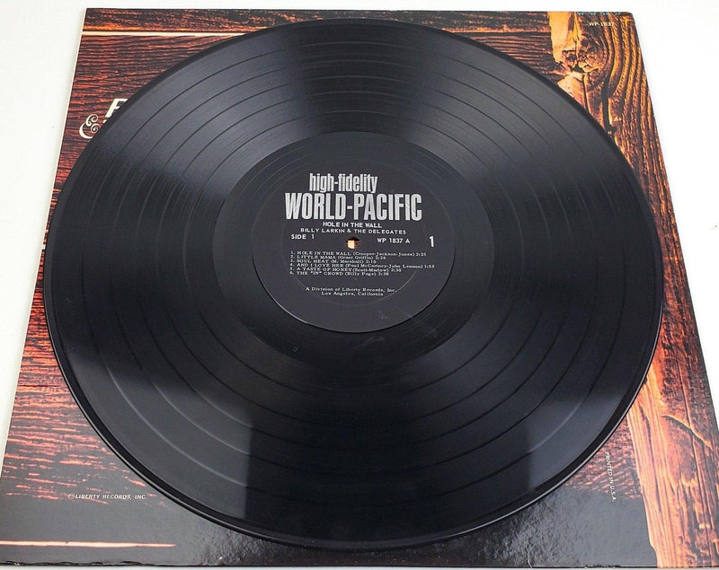 Billy Larkin & The Delegates Hole In The Wall 33 LP Record World Pacific 1965 5