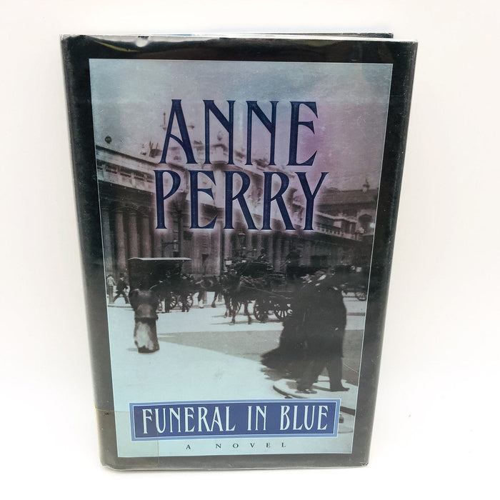 Funeral In Blue HC Anne Perry 2001 England Victorian Women Detective 1st Edition 1