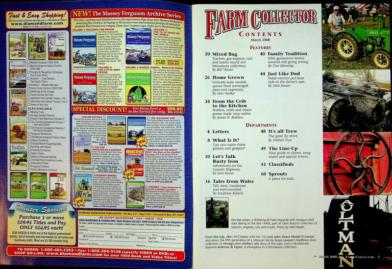 Farm Collector Magazine March 2008 Vol 10 # 7 Building Scale Models
