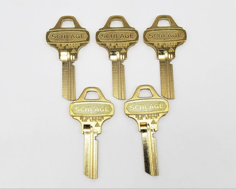 5x Schlage Everest 35-007 C230 Key Blanks Nickel Silver 6 Pin NOS 3