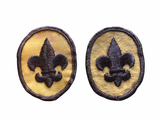 Lot of 2 Boy Scouts of America BSA Tenderfoot Rank Insignia Patch Vintage Oval 2