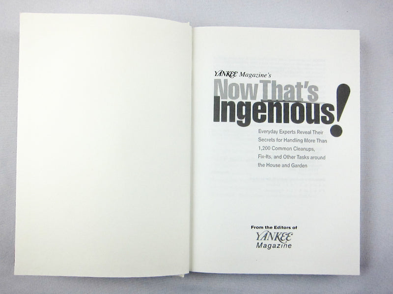 Fix It, Clean It, and Make It Last & Now That's Ingenious: PB- Qty 2 | USED