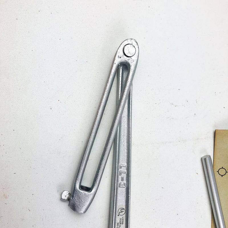 LCN Size E Potbelly Closer Arm REG NH ALUM Regular Non-Handed Aluminum Finish