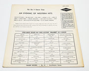 The Bar X Chorus Home On The Range Western Hits Compilation 33 LP Record Valiant 2