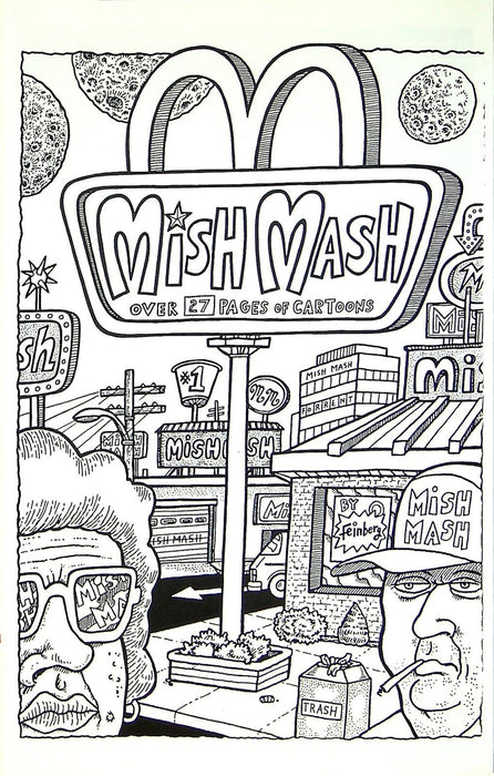 Mish Mash Fanzine Vol 1 Seth Feinberg, 27 Pages of Cartoons 1