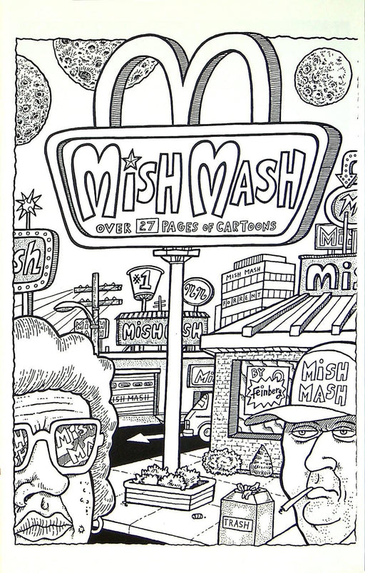 Mish Mash Fanzine Vol 1 Seth Feinberg, 27 Pages of Cartoons 1