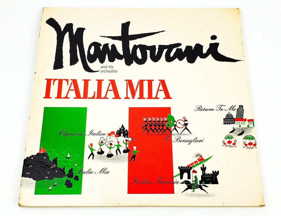 Mantovani And His Orchestra Italia Mia Record 33 RPM LP London 1961 Gatefold 2