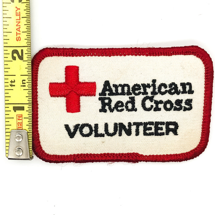 American Red Cross Patch Sew On Vintage Uniform Pocket Arm Badge