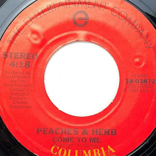 Peaches & Herb 45 RPM 7" Single Record Come to Me / Remember Columbia 38-03872 1