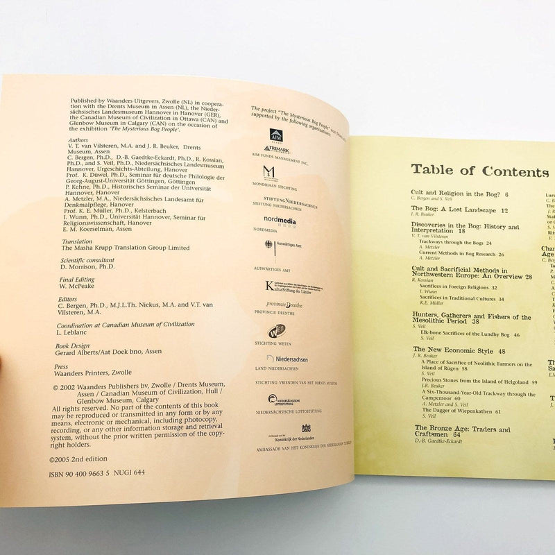 The Mysterious Bog People Paperback C Bergen PHD 2002 Europe Legends Folklore 7