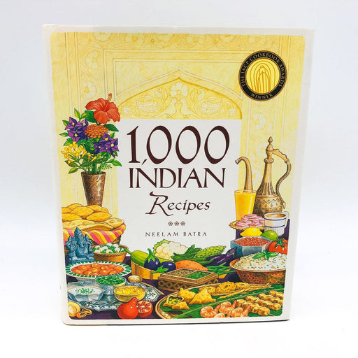 1000 Indian Recipes Hardcover Neelam Batra 2002 Spices Legumes Grains Cookery 1