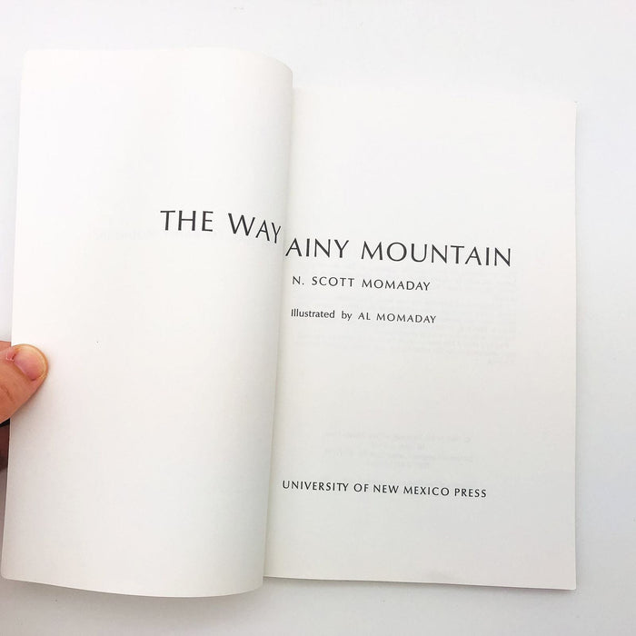 The Way To Rainy Mountain SC N. Scott Momaday 1991 Native American Myths Stories 6