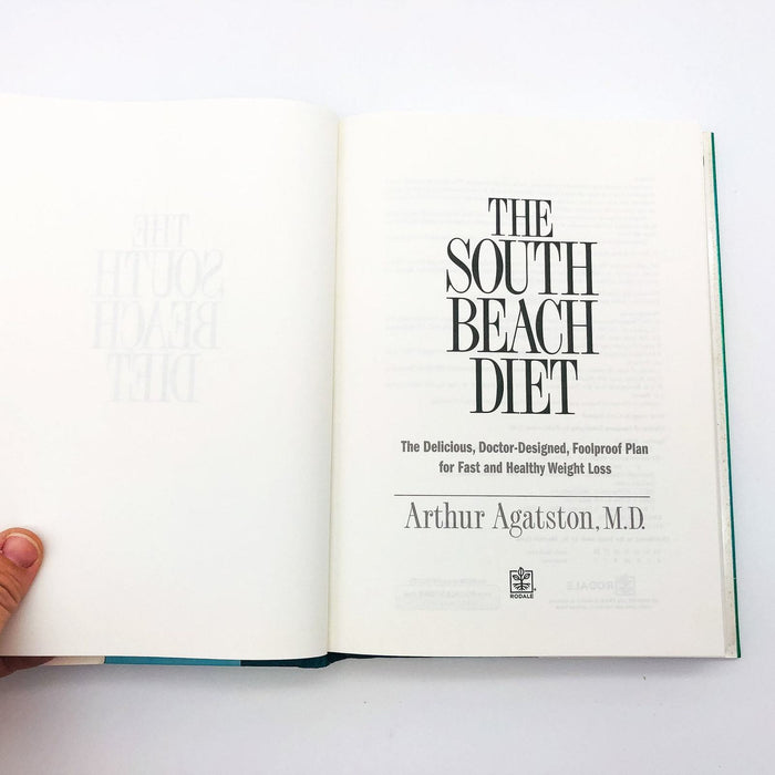 The South Beach Diet Hardcover Arthur Agatston 2003 Doctor Designed Weight Loss 7