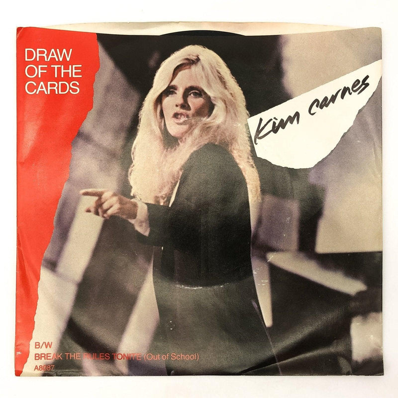 Kim Carnes Draw of the Cards Record 45 RPM Single A-8087-KC EMI America 1981 1