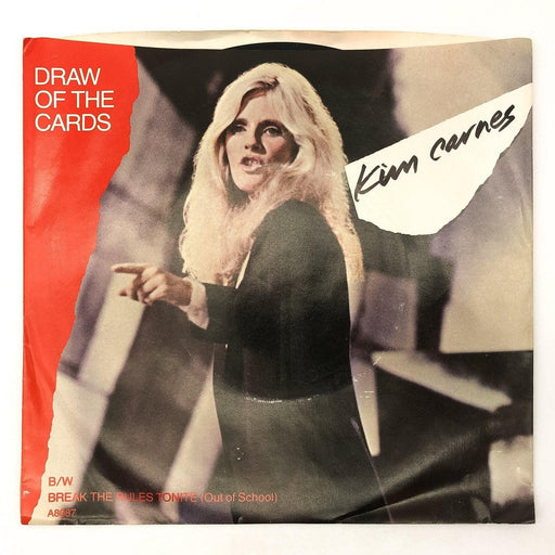 Kim Carnes Draw of the Cards Record 45 RPM Single A-8087-KC EMI America 1981 1