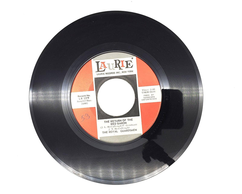Royal Guardsmen The Return Of The Red Baron 45 RPM Single Record Laurie 1967 Cp2 1