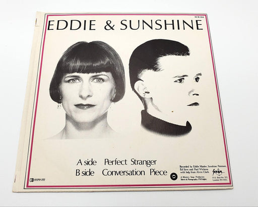 Eddie & Sunshine Perfect Stranger 45 RPM Single Record Survival 1983 SUR 014 2