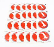 Steve Park Signature Coca-Cola Bottle Cap Decal Stickers - Nascar | Lot of 24 1