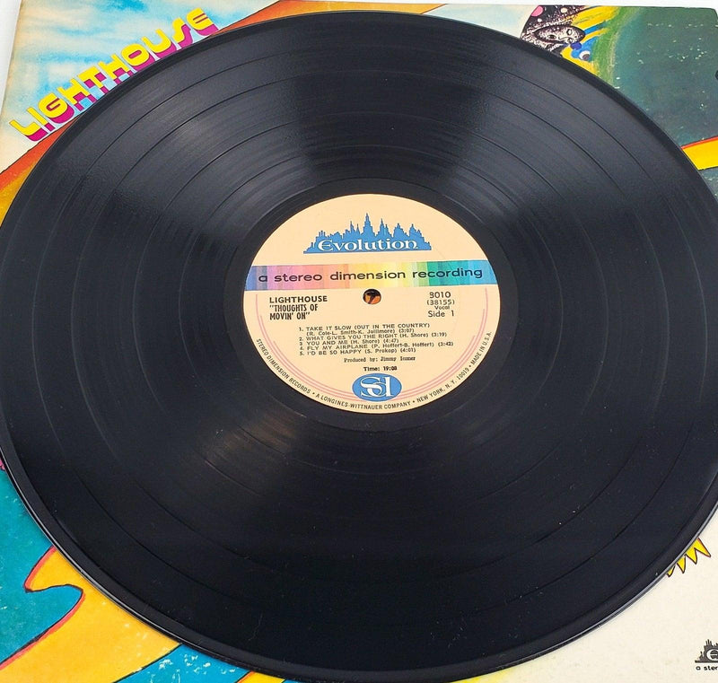 Lighthouse Thoughts of Movin' On Record 33 RPM LP Stereo Dimension Records 1971 4