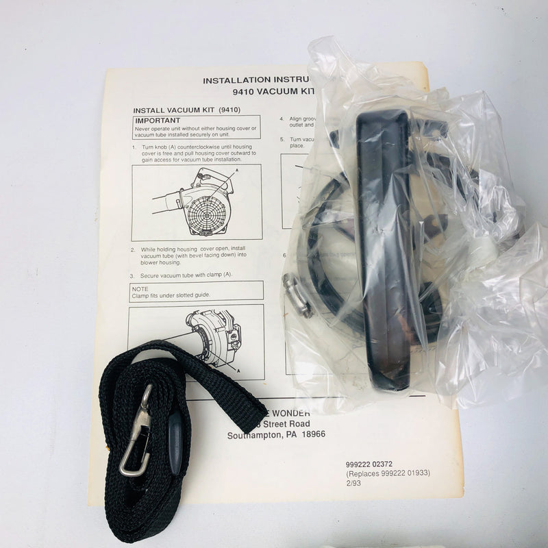 Little Wonder 9410 Vacuum Kit For Leaf Blower 999222 02372 Replaces 999222 01933