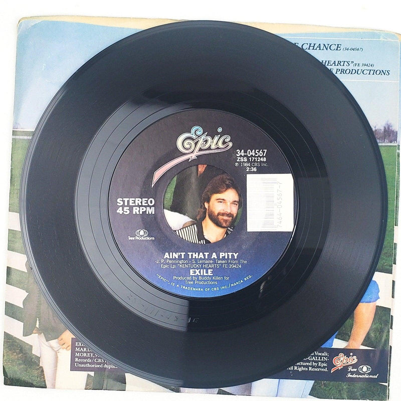 Exile Give Me One More Chance Record 45 RPM Single 34-04567 Epic 1984 4