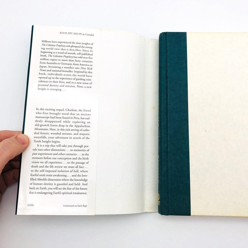 In Tenth Insight Hardcover James Redfield 1996 Time Travel Spiritual Adventure 6