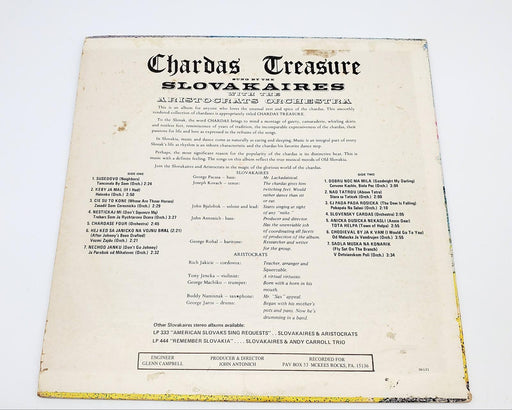 The Slovakaires Chardas Treasure LP Record PAV 555 2