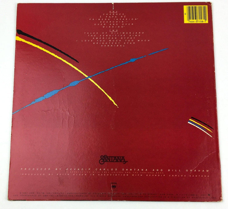 Santana Zebop! Record 33 RPM LP FC 37158 Columbia 1981 2