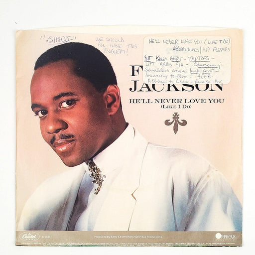 Freddie Jackson He'll Never Love You Record 45 RPM Single Capitol Records 1985 1