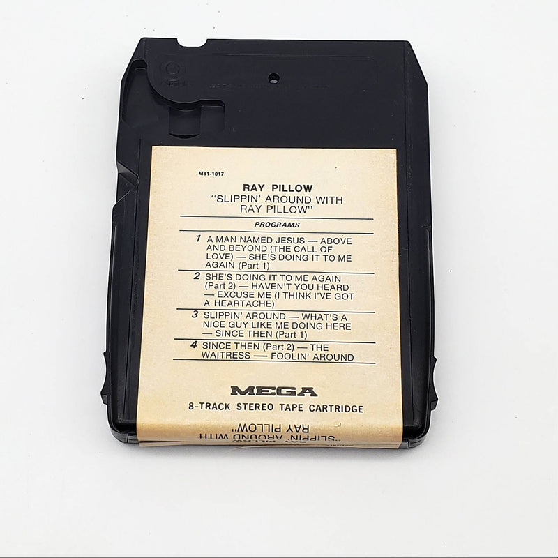 Ray Pillow Slippin' Around With Ray Pillow 8-Track Tape Album Mega 1972 M31-1017