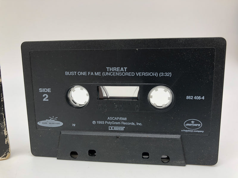 Let The Dogs Loose Uncensored Version Threat Cassette Single Mercury 1993 4