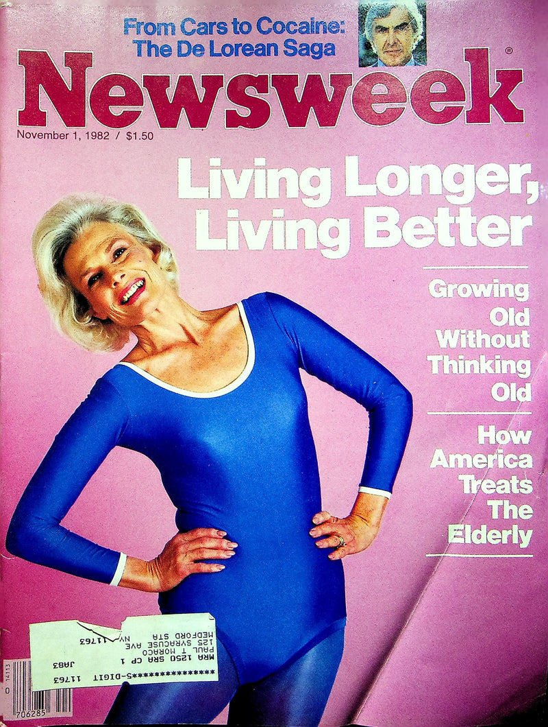 Newsweek Magazine November 1 1982 John De Lorean General Motors Drugs Cocaine