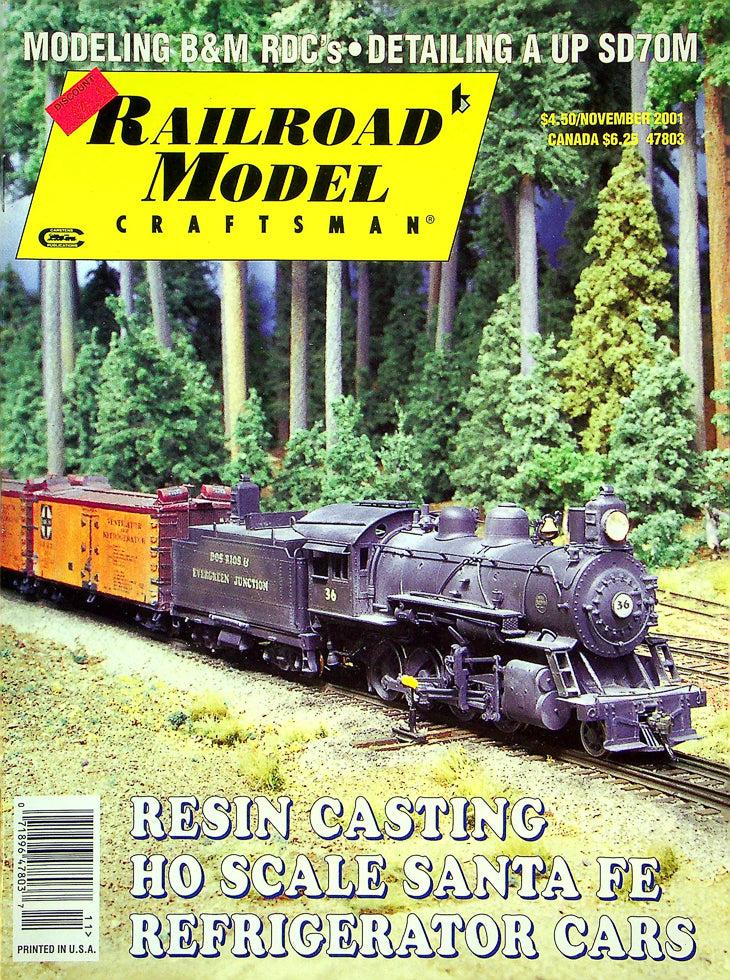 Railroad Model Craftsman Magazine November 2001 Vol 70 No 6 Resin Casting HO