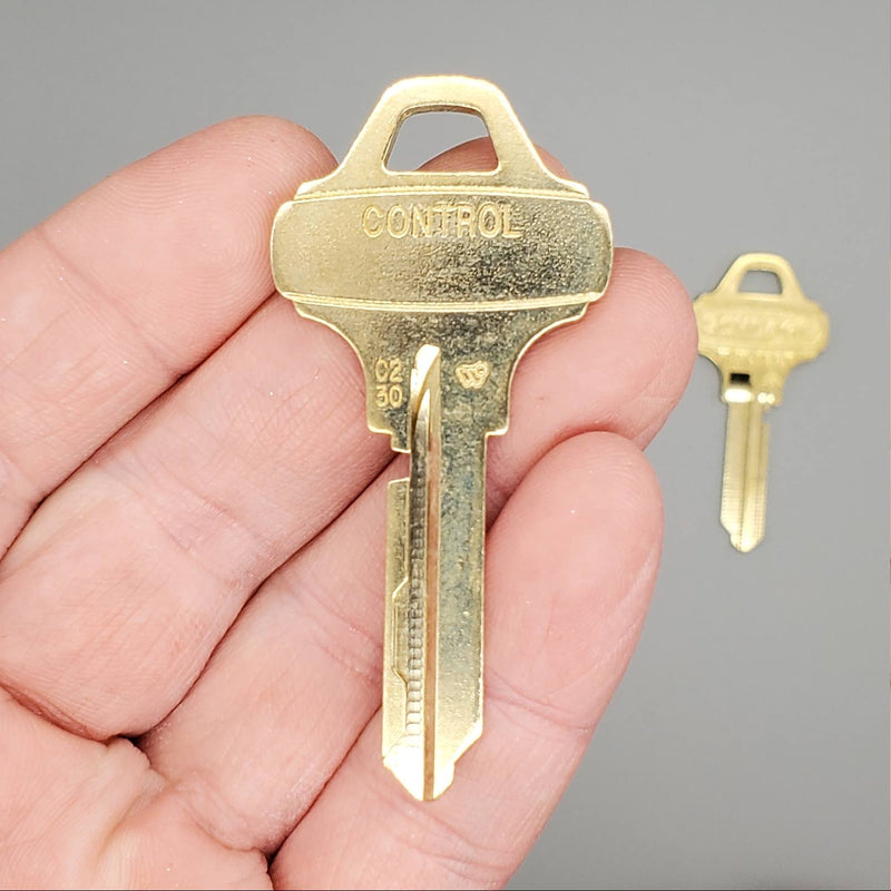 5x Schlage Everest 35-016 C135 Key Blanks Nickel Silver 6 Pin NOS 2